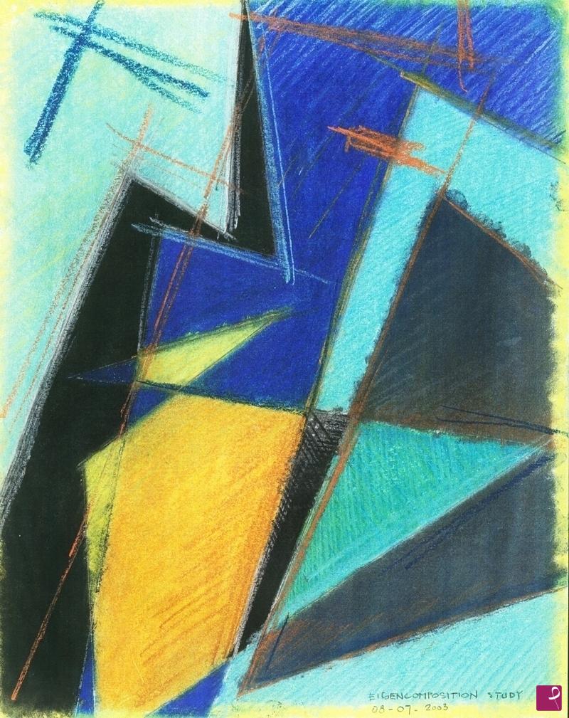 quadri in vendita online - eigencomposition study 01 - sketch