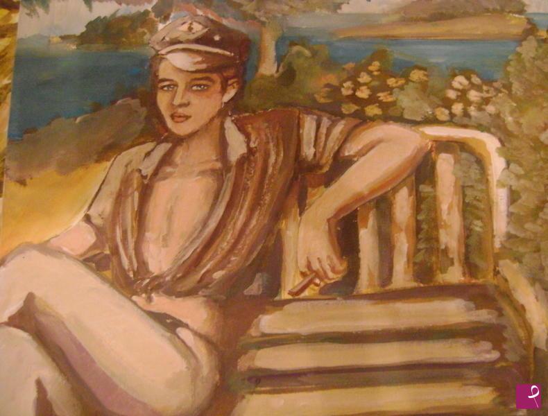 quadri in vendita online - Elvis Presley 1957