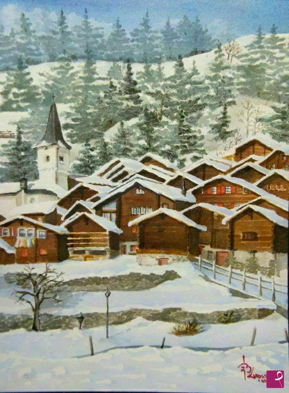 quadri in vendita online - Erschmatt, Vallese Svizzera