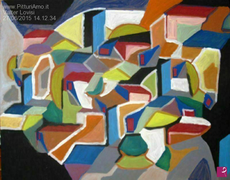 quadri in vendita online - Estivo Notturno- New Shape dedicato ad Ornette Coleman
