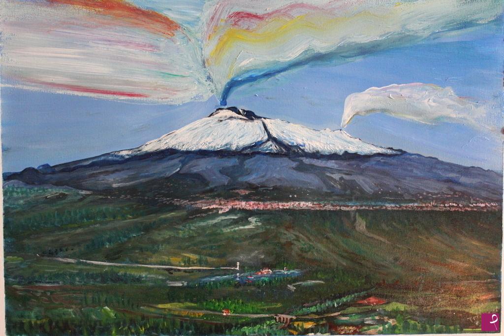 quadri in vendita online - Etna - Pendici del Vulcano 