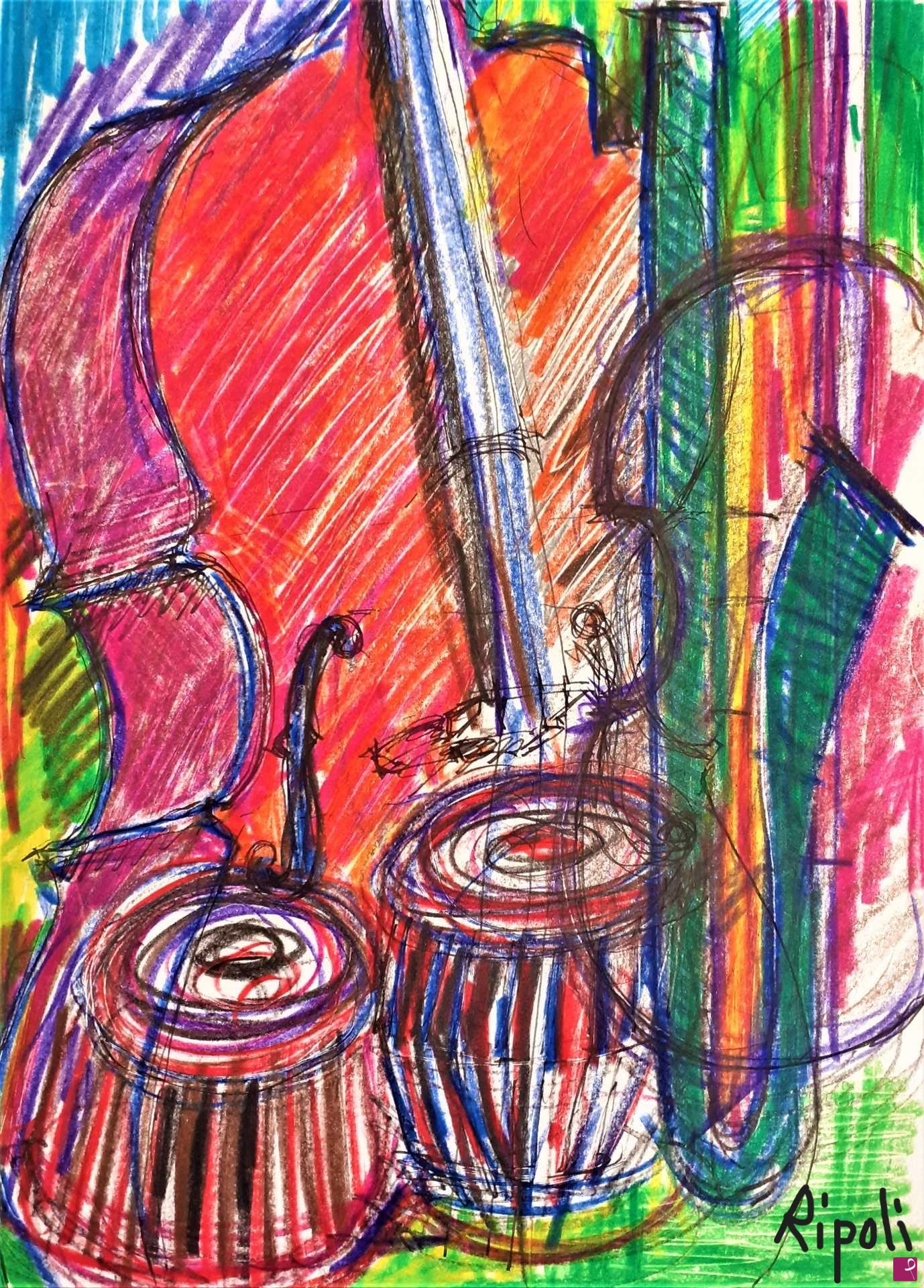 quadri in vendita online - ETNO JAZZ 2