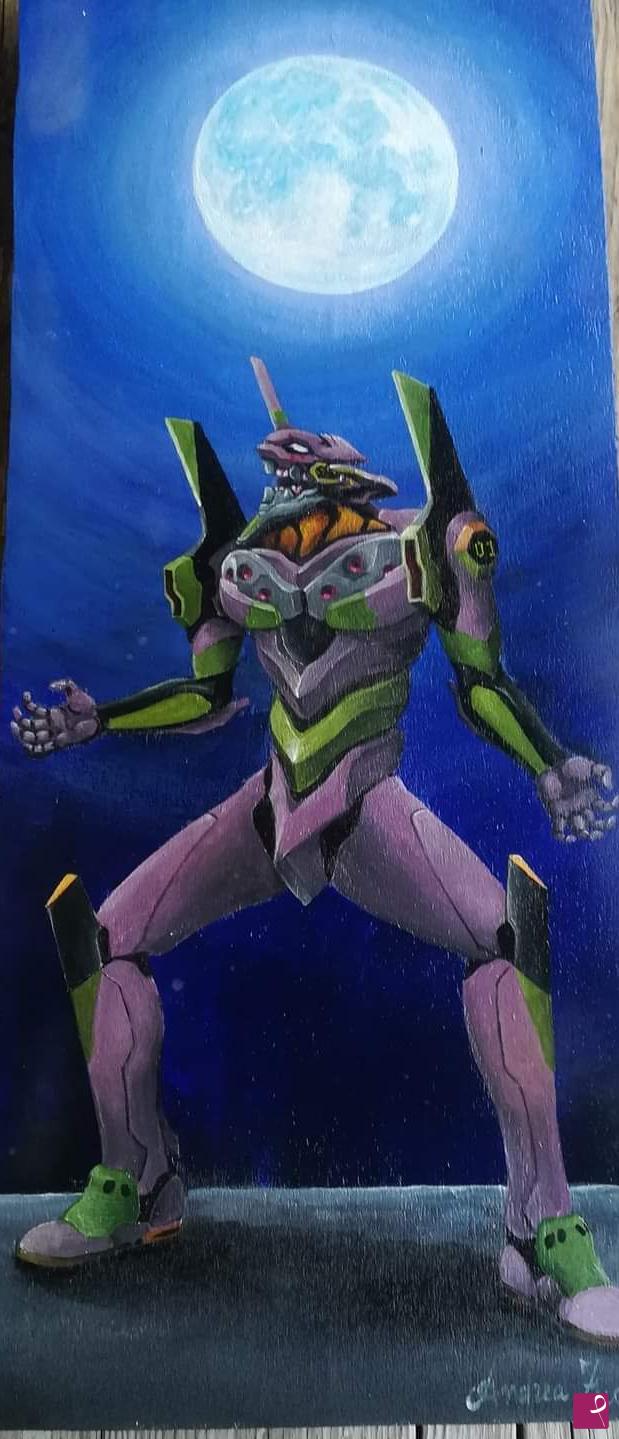 quadri in vendita online - Eva 01 e luna