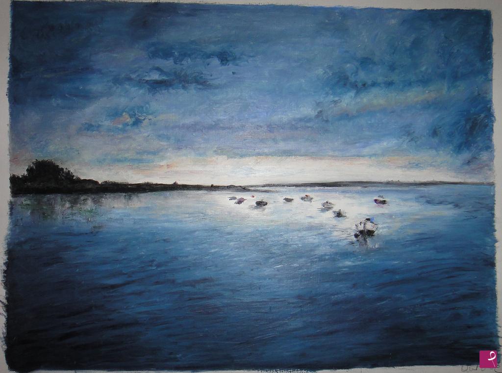 quadri in vendita online - Evening Lights, 2012