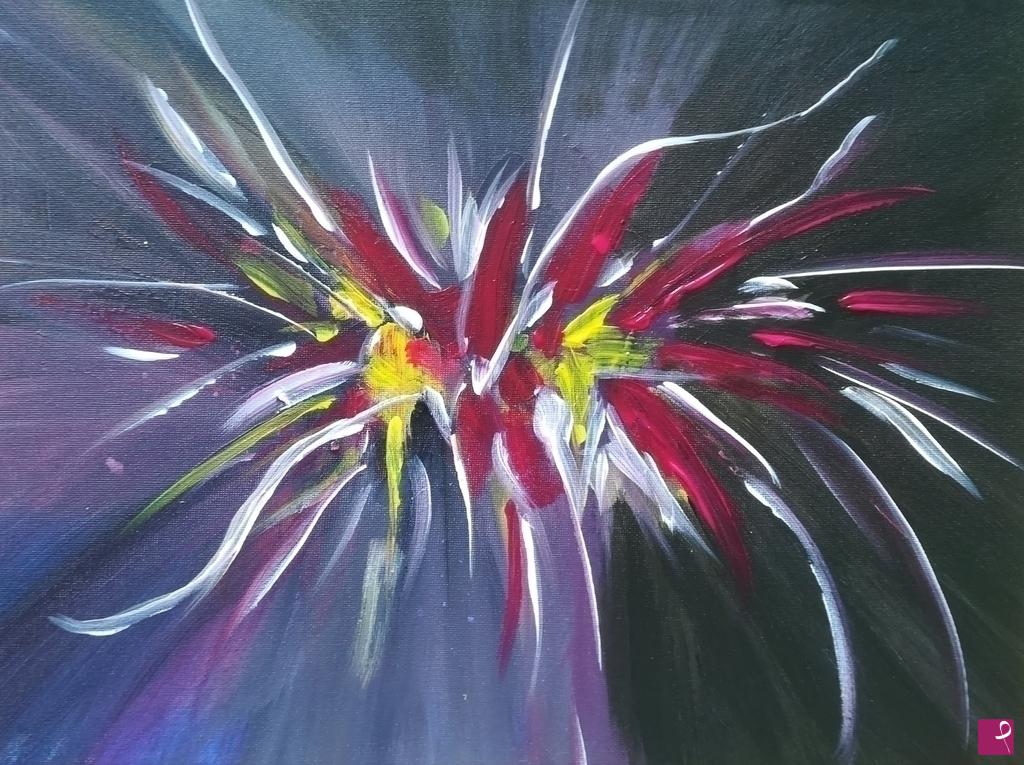 quadri in vendita online - Explosion flower 