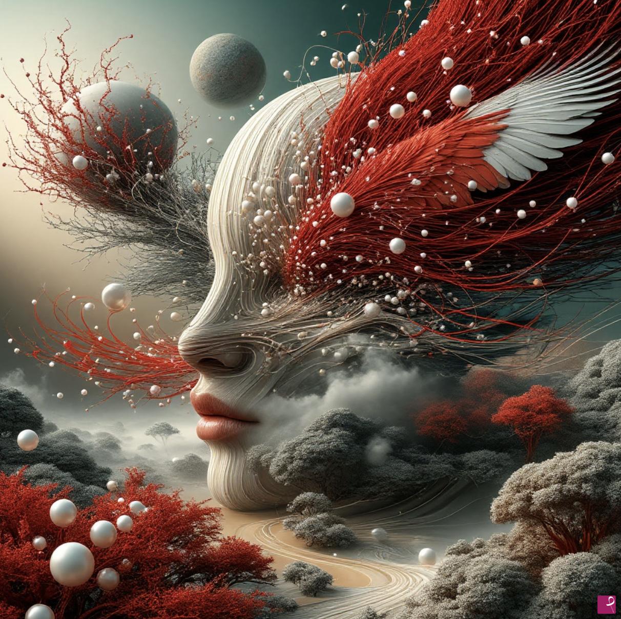quadri in vendita online - Face angel 
