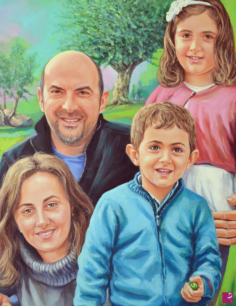 quadri in vendita online - FAMIGLIA A 4