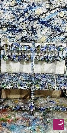 quadri in vendita online - Fantasy Cobalt