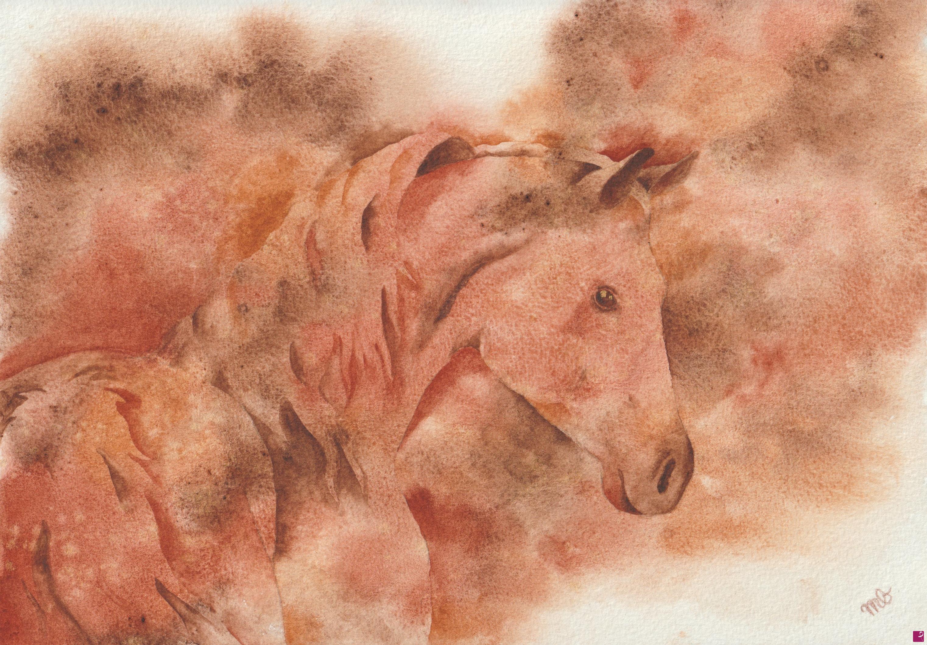 quadri in vendita online - Fantasy horse