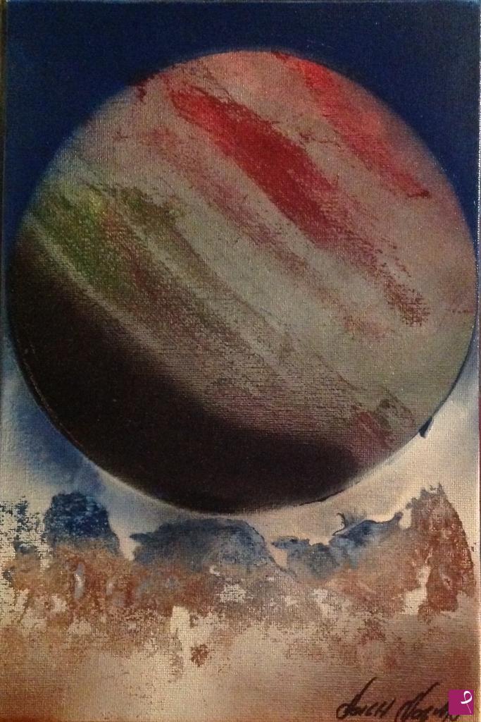 quadri in vendita online - Fantasy planets