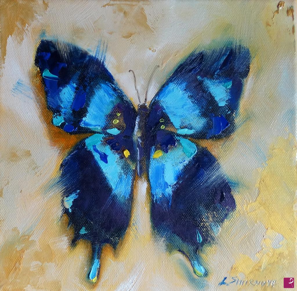 quadri in vendita online - Farfalla Papilio lorquinianus