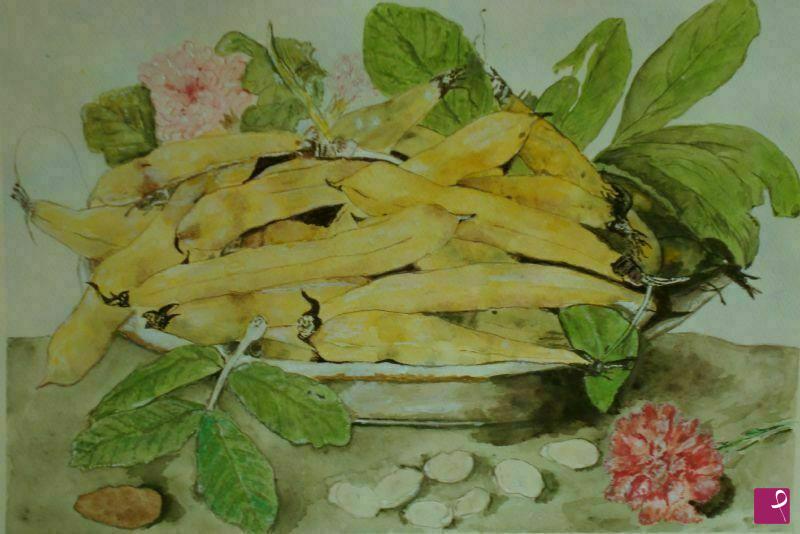 quadri in vendita online - fave e fiori