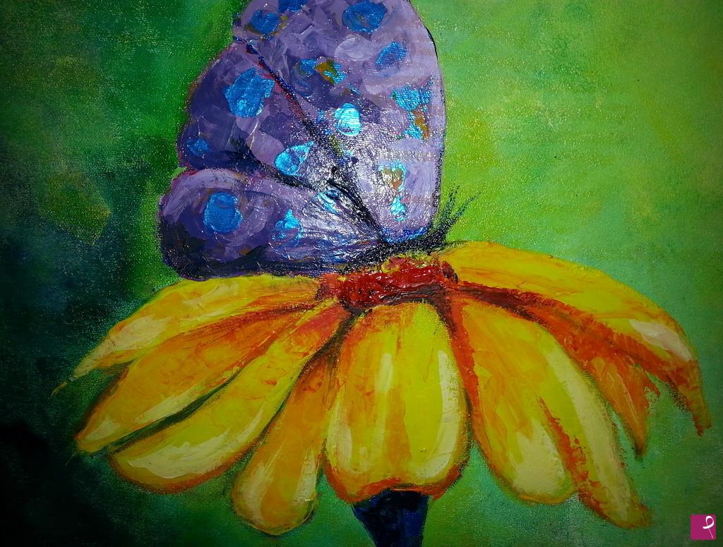 Risultati immagini per quadri con al centro le farfalle