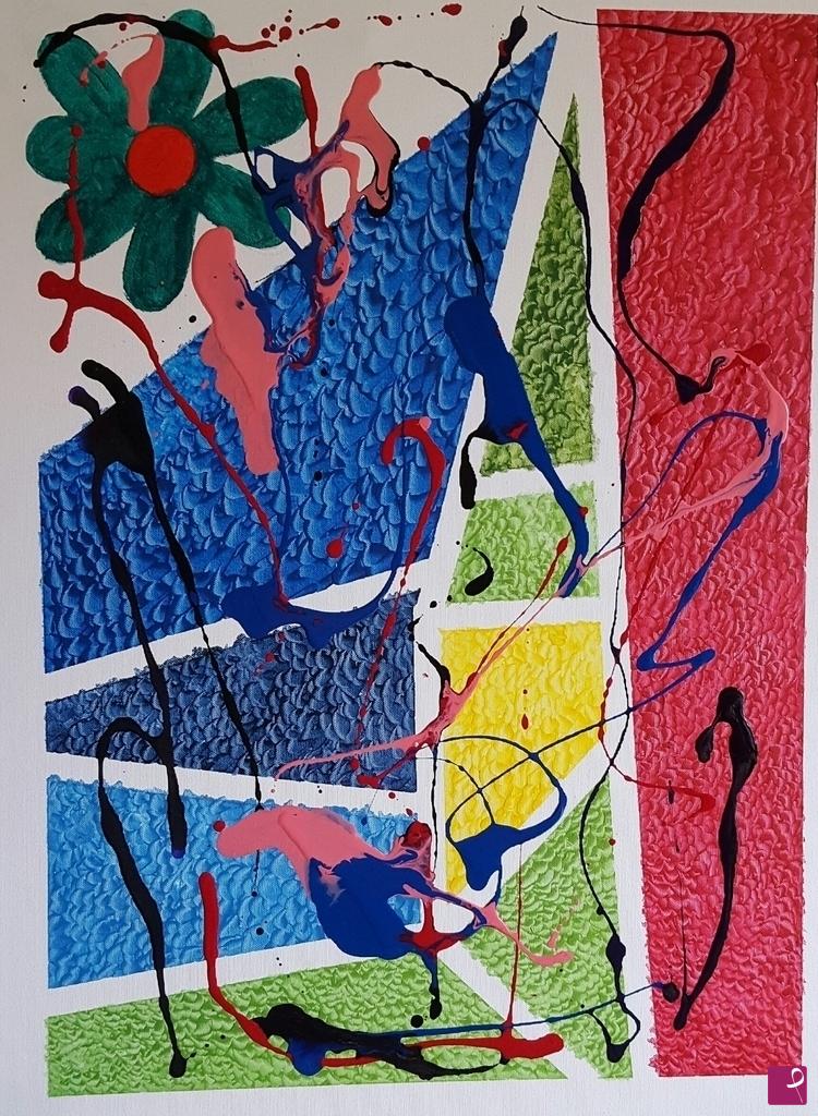 quadri in vendita online - Fiore e colore