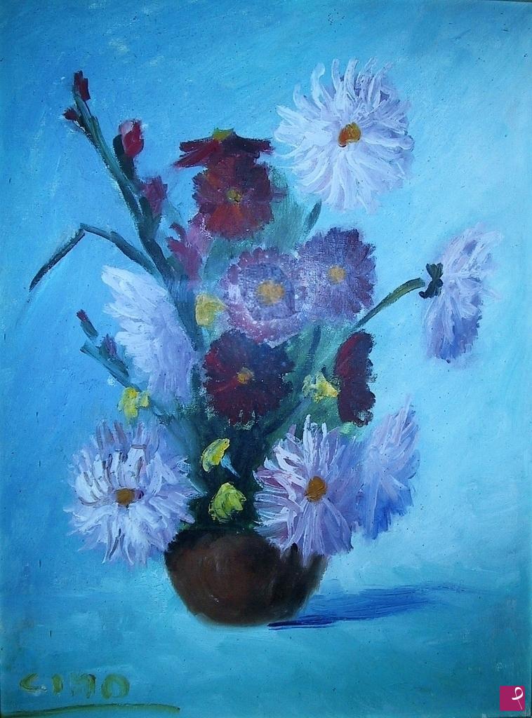 quadri in vendita online - Fiori 1973