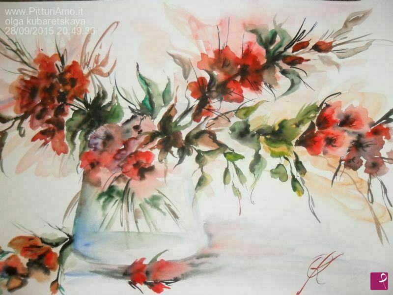quadri in vendita online - Fiori