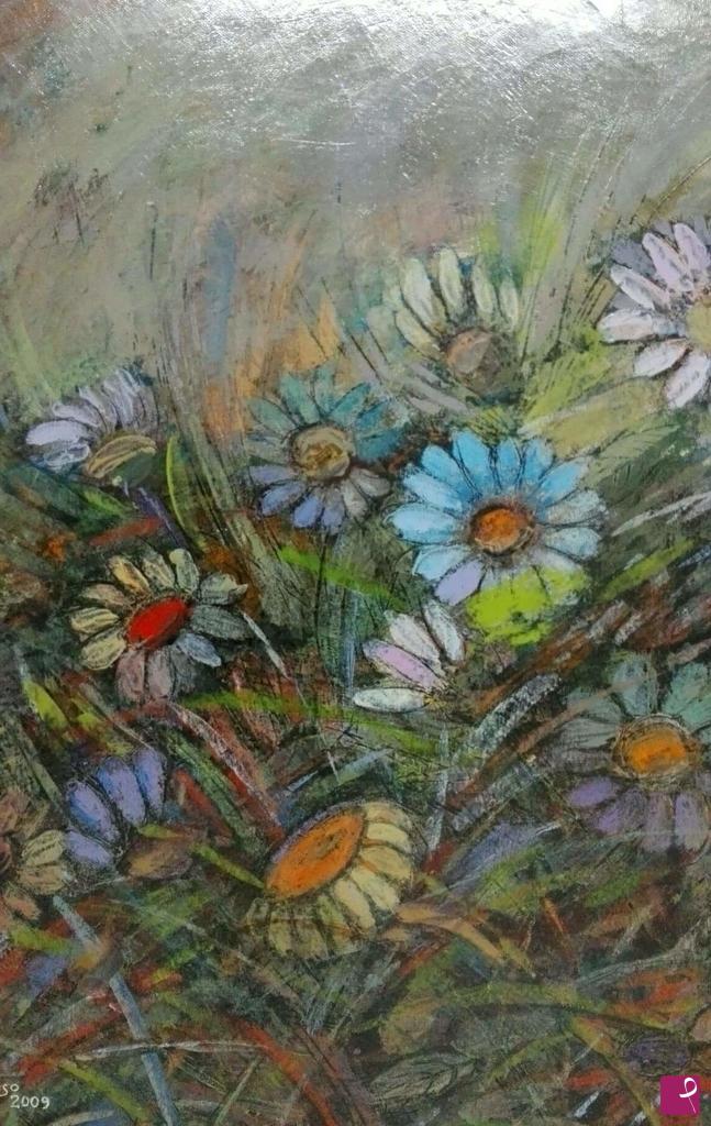 quadri in vendita online - Fiori danzanti