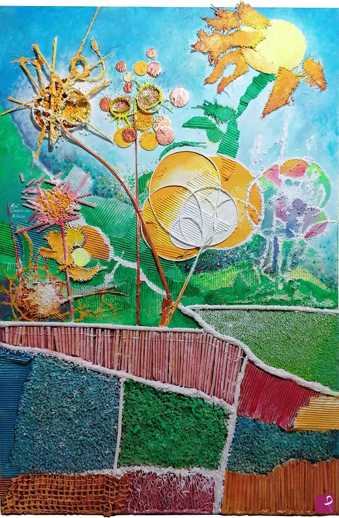 quadri in vendita online - FIORI DI CAMPO