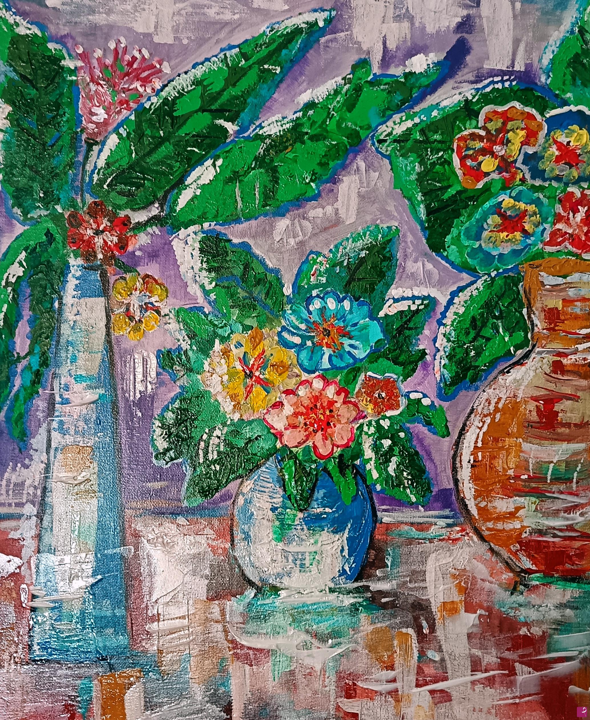 quadri in vendita online - Fiori e colori