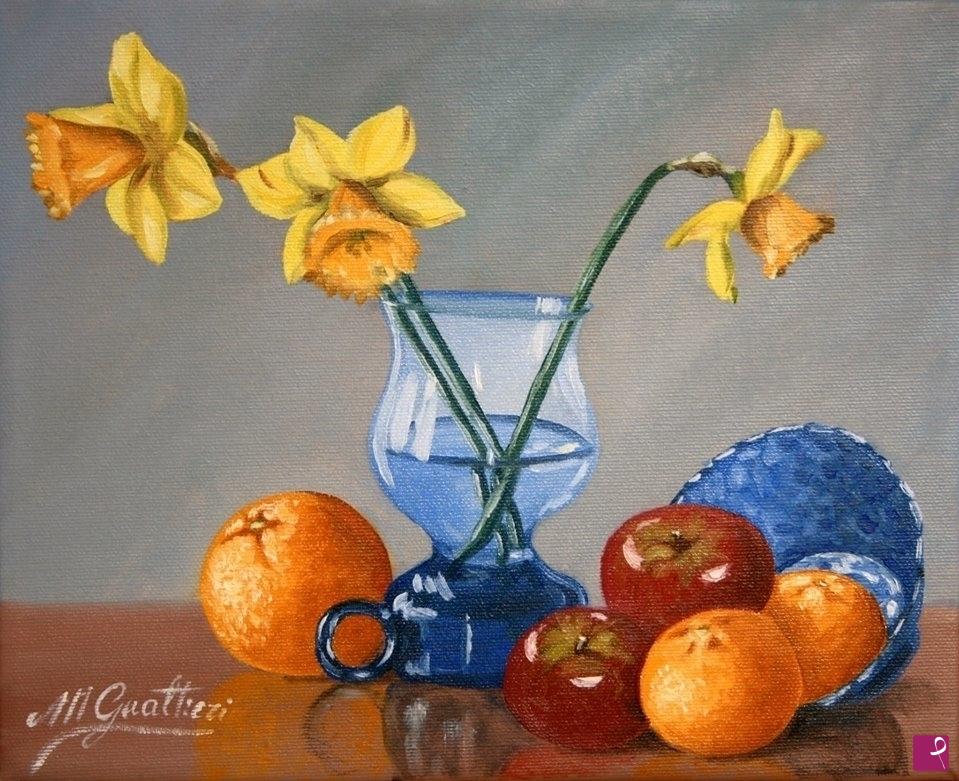 quadri in vendita online - Fiori e frutta