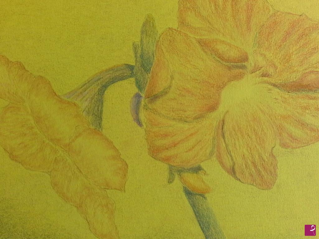 quadri in vendita online - fiori in giallo