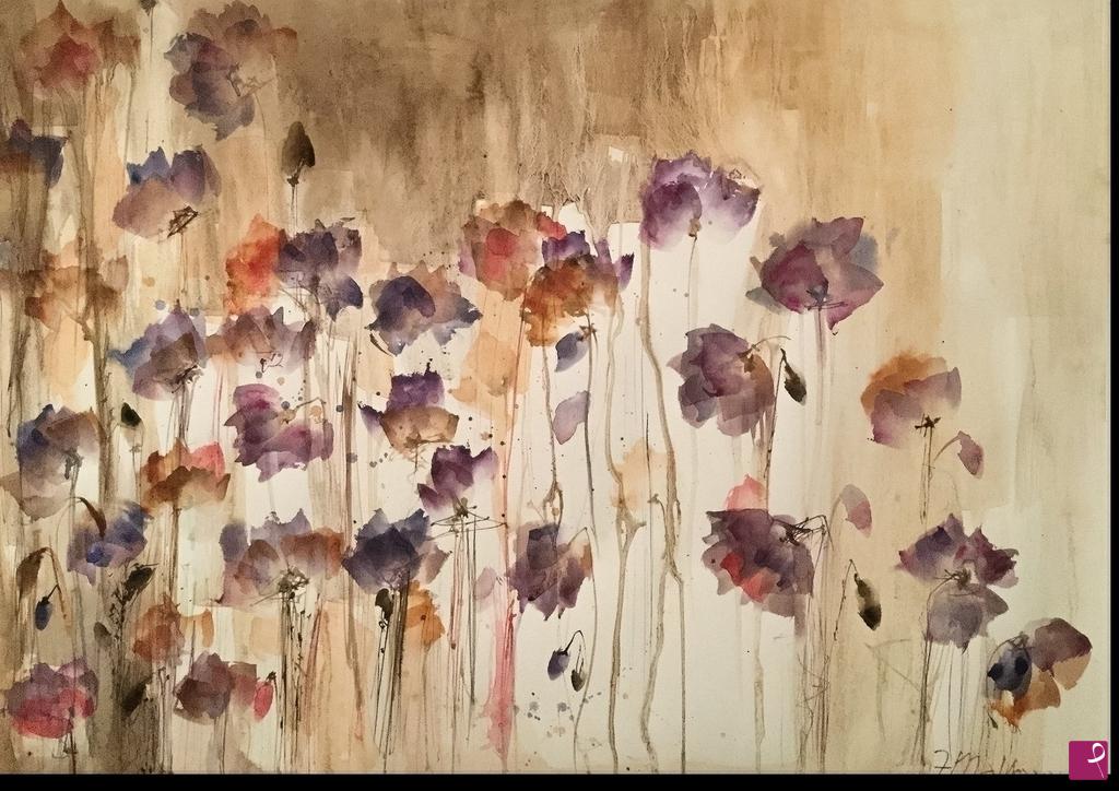 quadri in vendita online - Fiori sospesi 