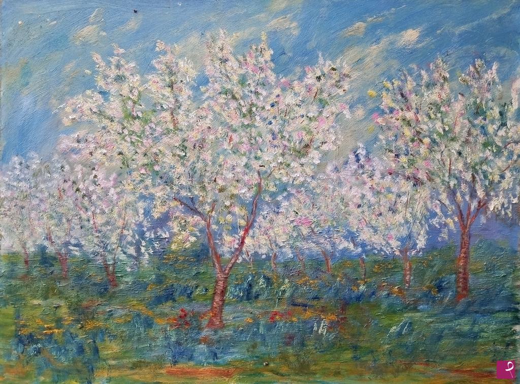 quadri in vendita online - Fioritura di ciliegio