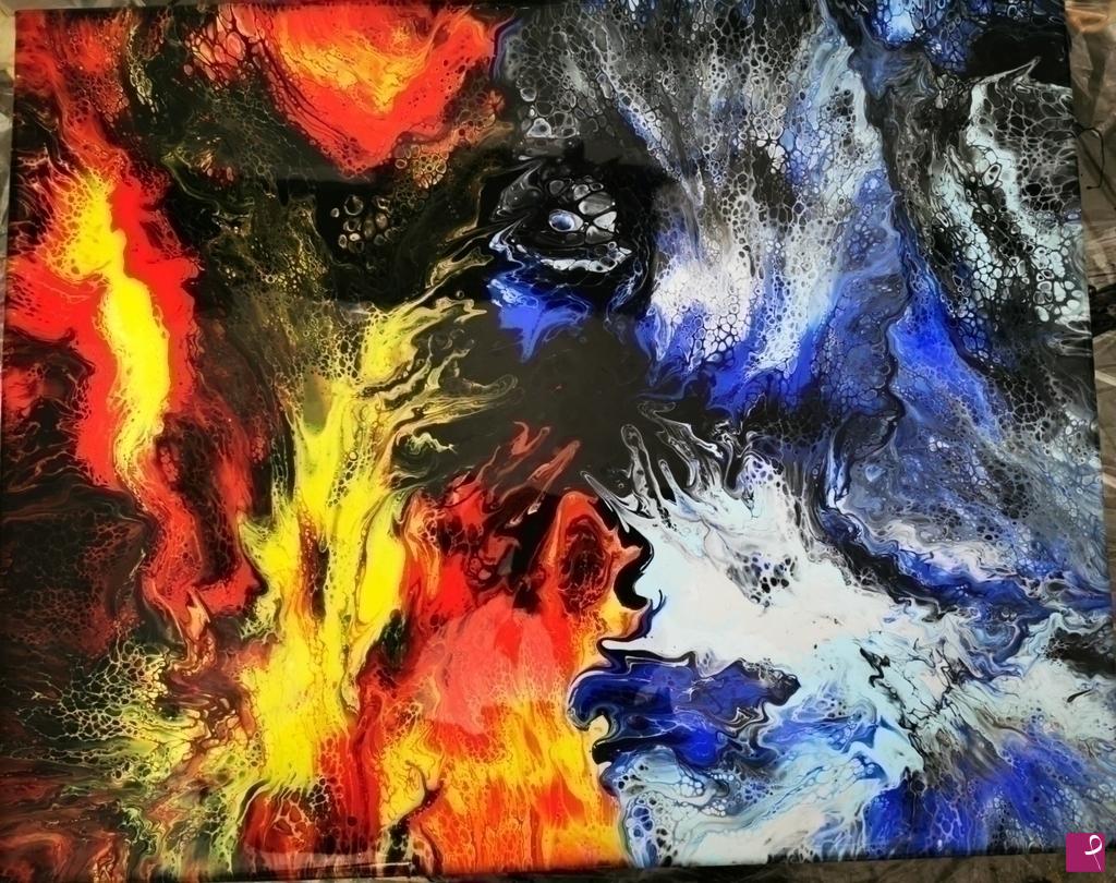 quadri in vendita online - Fire&ice