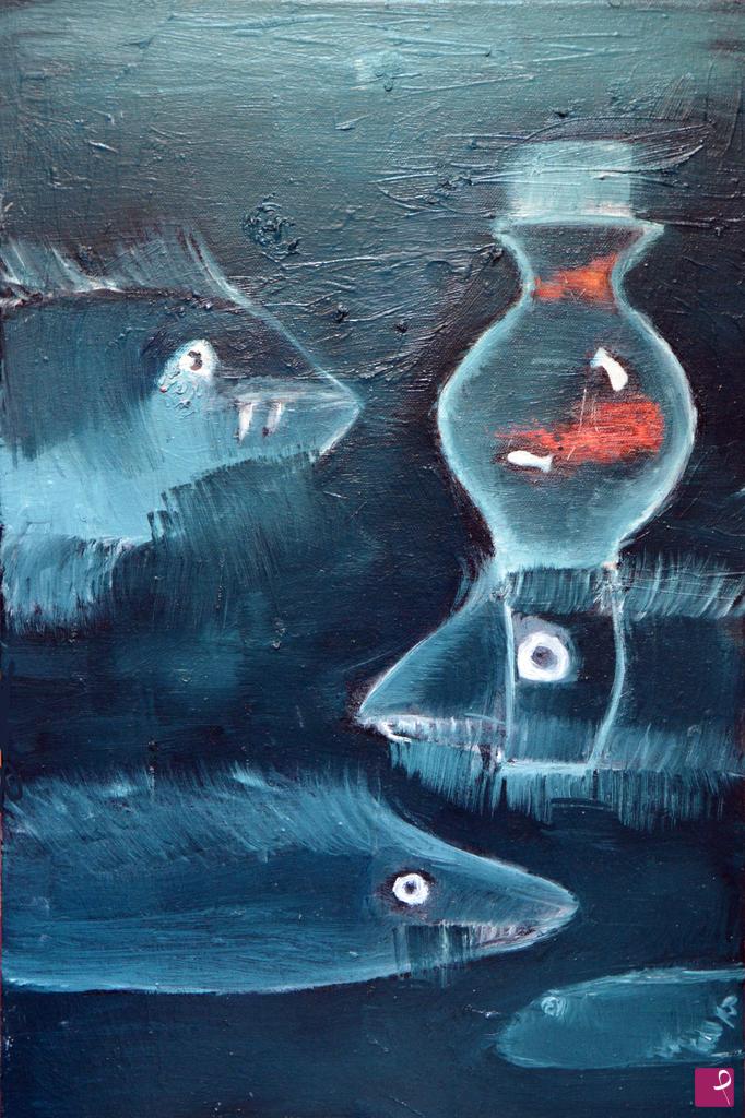 quadri in vendita online - Fishes
