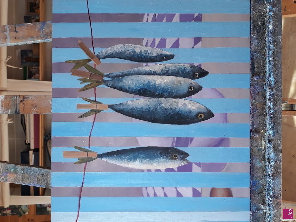quadri in vendita online - Fishes