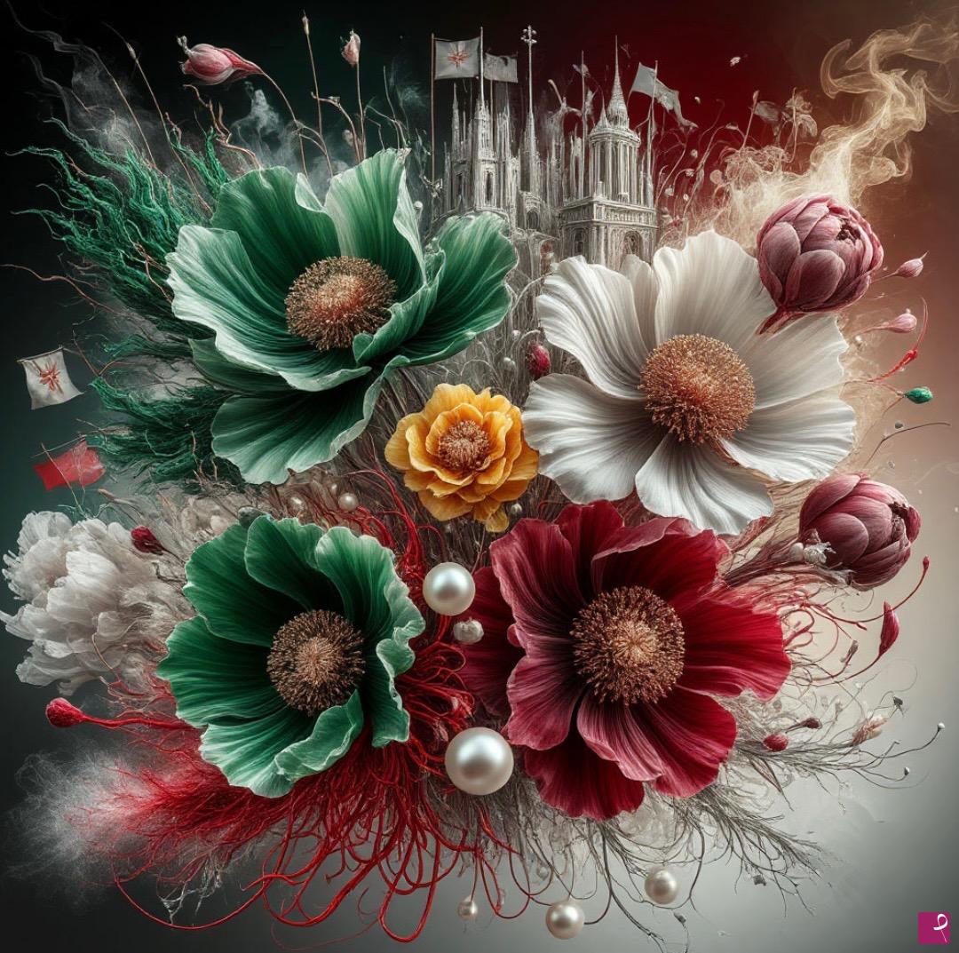 quadri in vendita online - Floral Flight