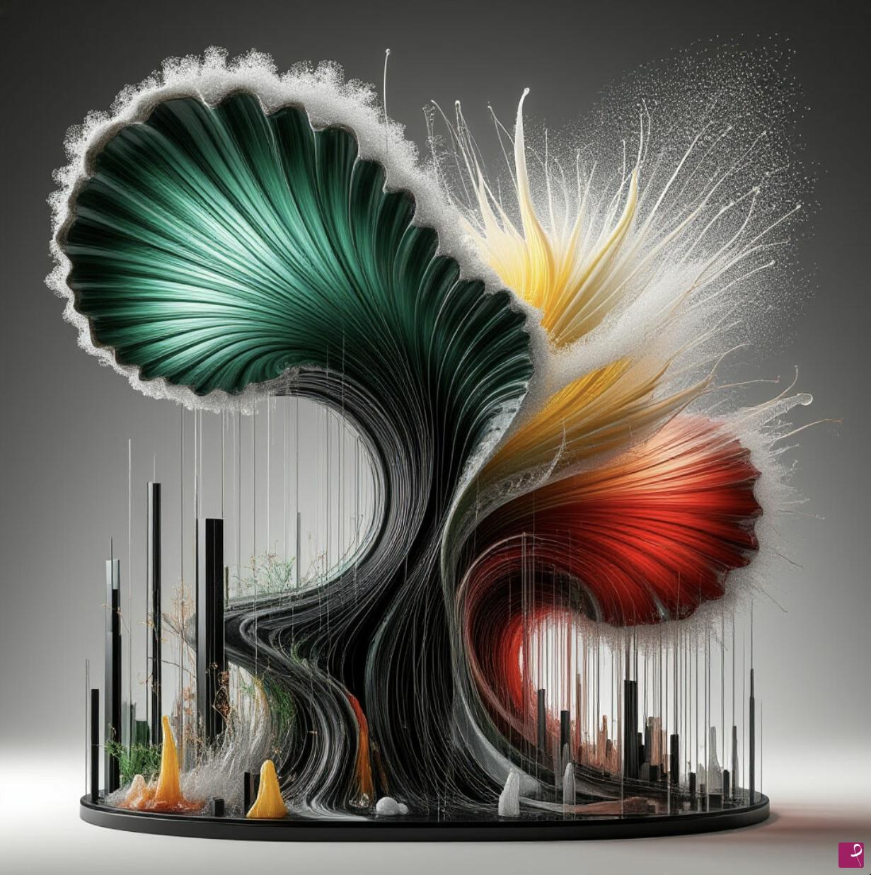 quadri in vendita online - Flower spiral