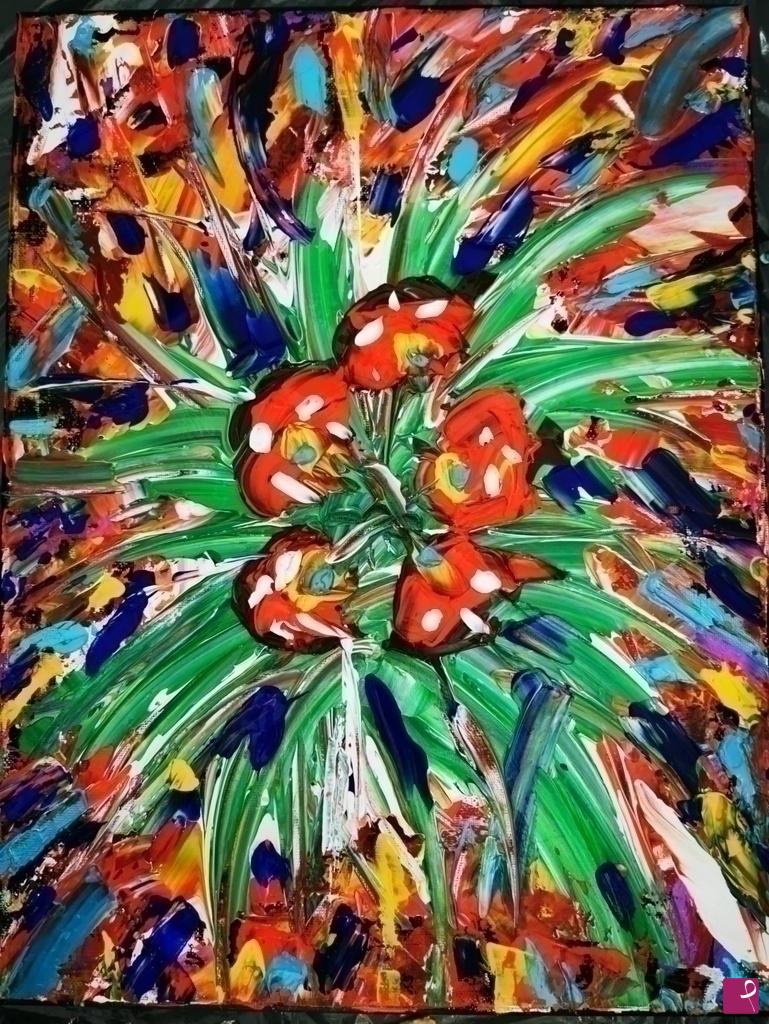 quadri in vendita online - Flowers 