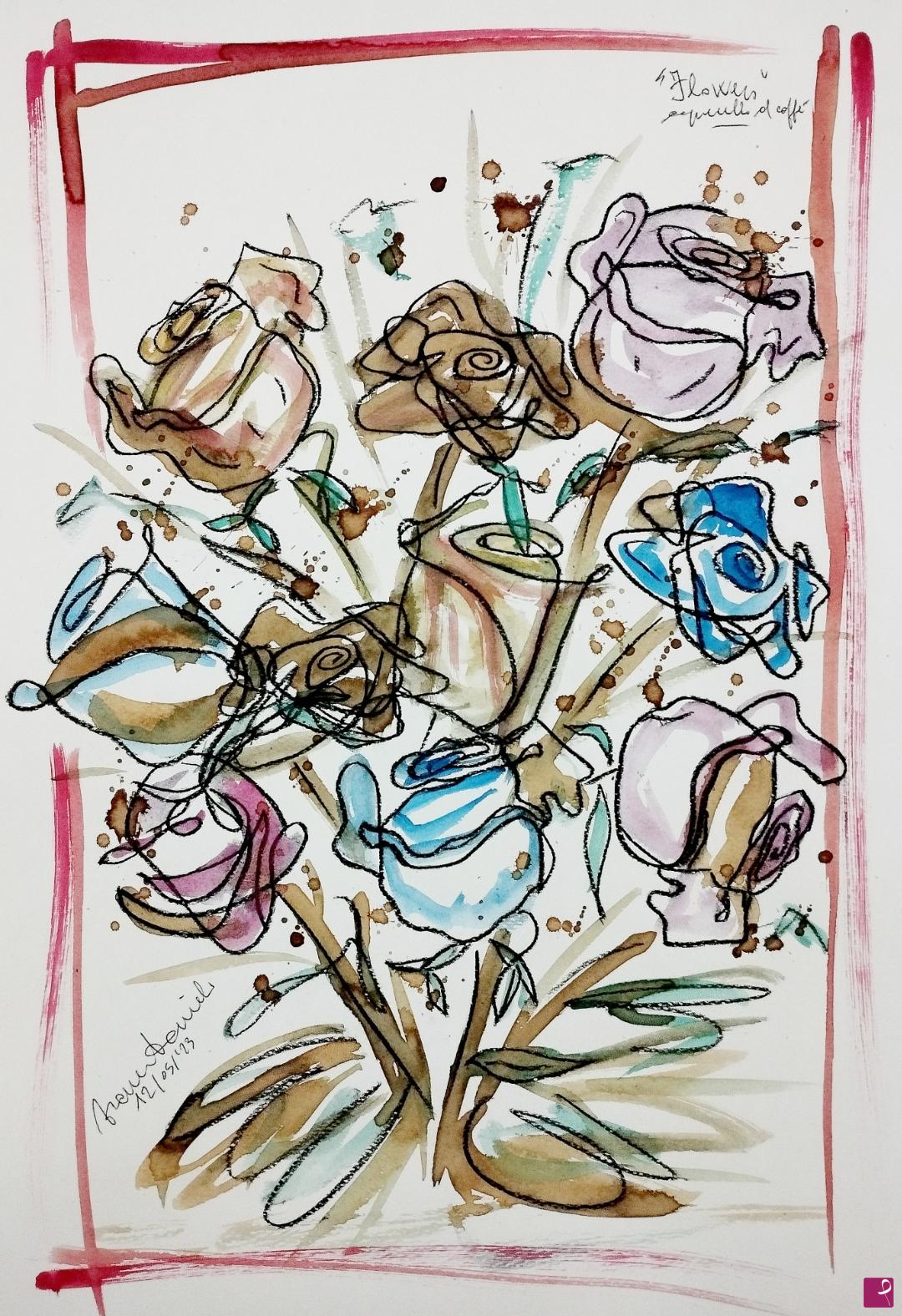 quadri in vendita online - Flowers 