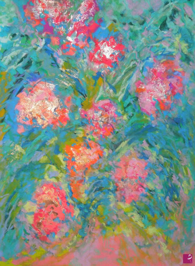 quadri in vendita online - Flowers on the Christmas tree - 261
