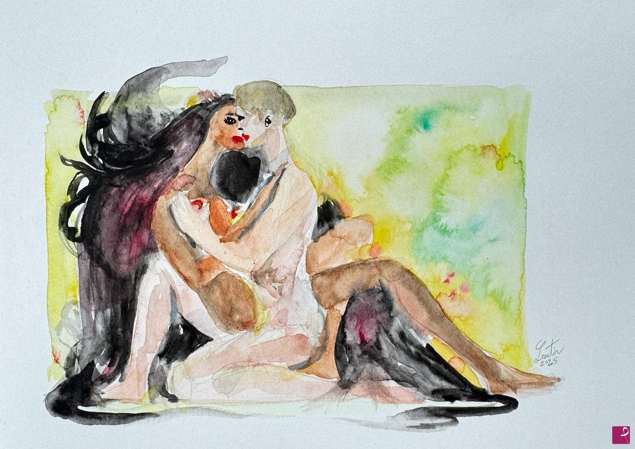 quadri in vendita online - FLUID LOVERS .7