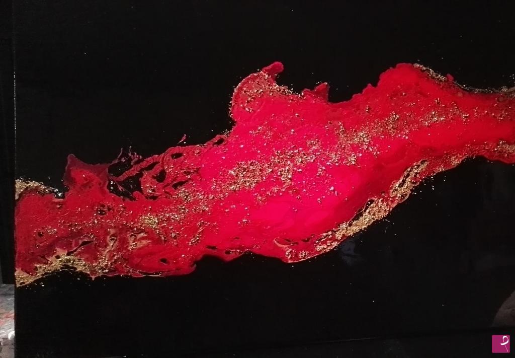 quadri in vendita online - Flusso Rosso