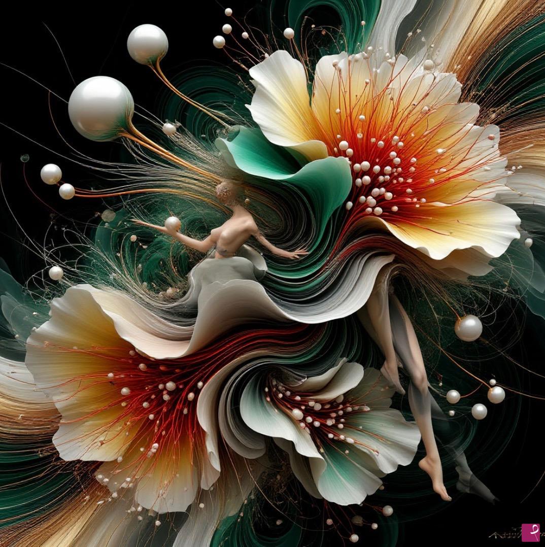 quadri in vendita online - Fly Flower 