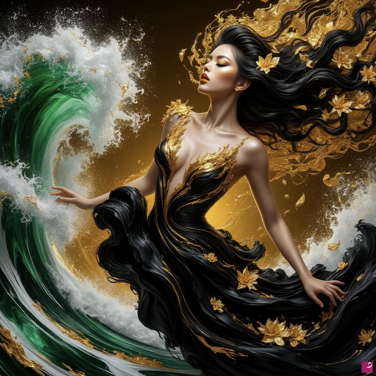 quadri in vendita online - Flying woman In dream 