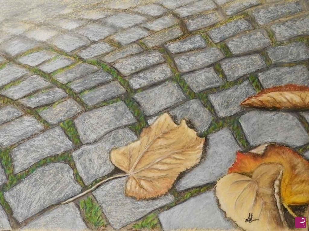 quadri in vendita online - foglie d'autunno