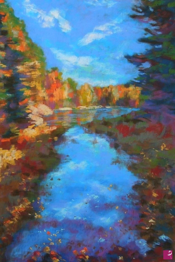 quadri in vendita online - Foliage sul fiume - 12