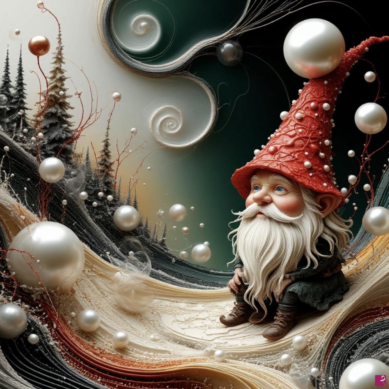 quadri in vendita online - Forest gnome