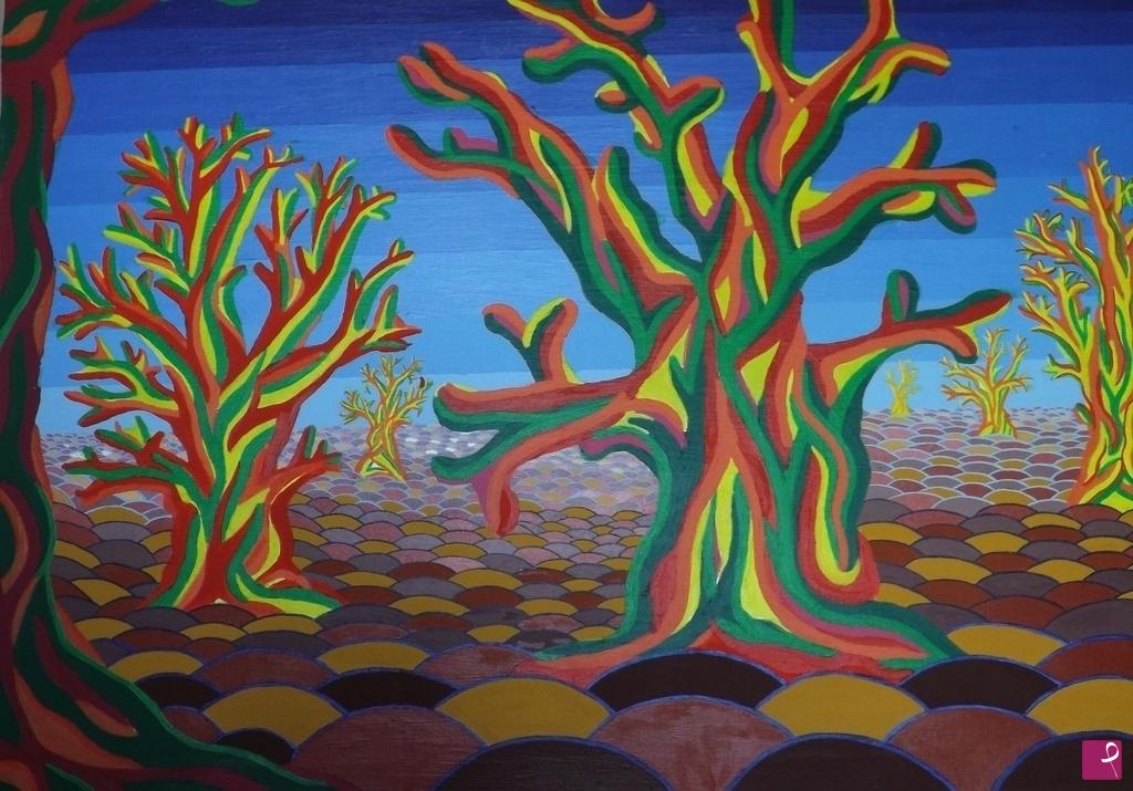 quadri in vendita online - Foresta di Baobab