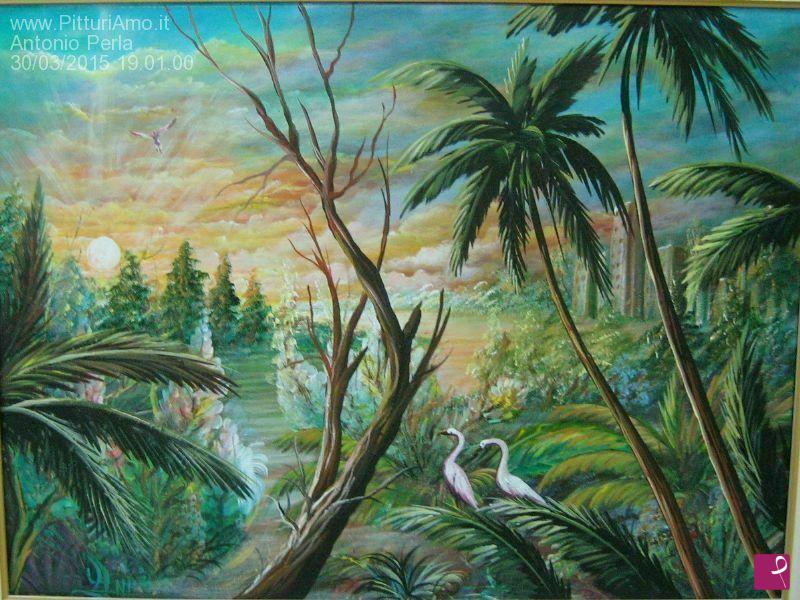 quadri in vendita online - Foresta Tropicale