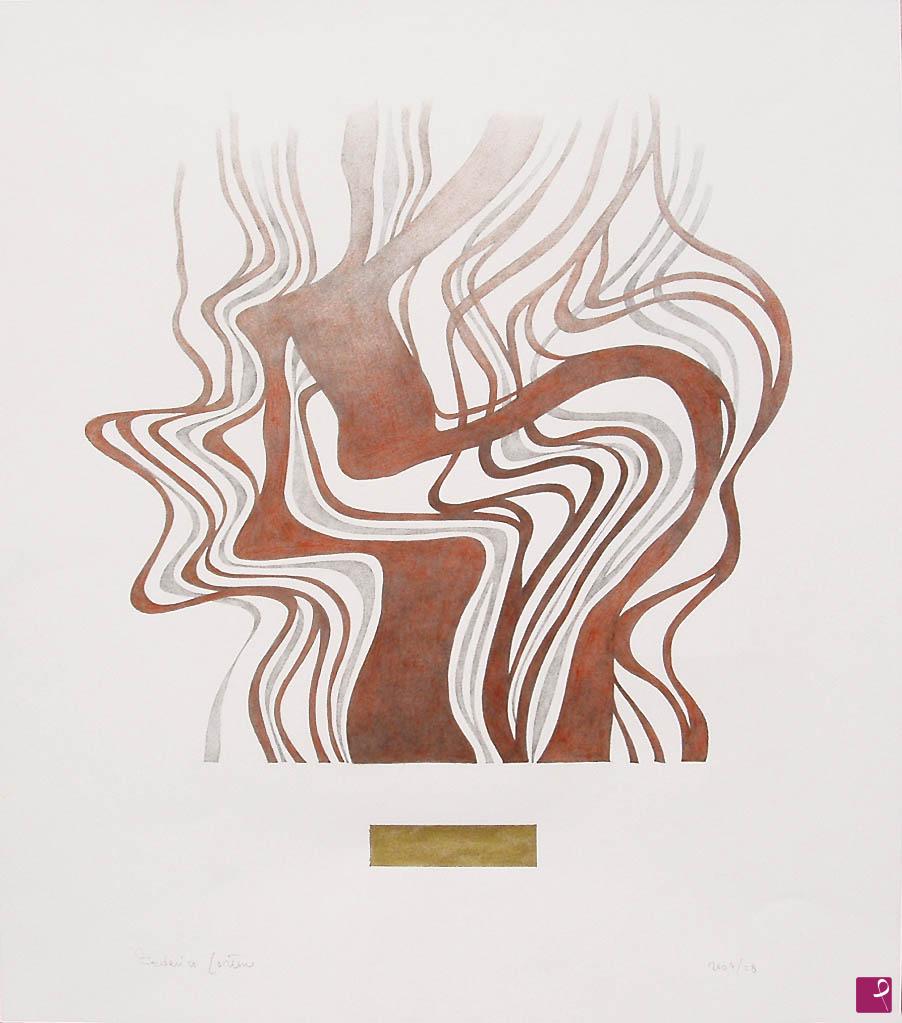 quadri in vendita online - Fumo rosso
