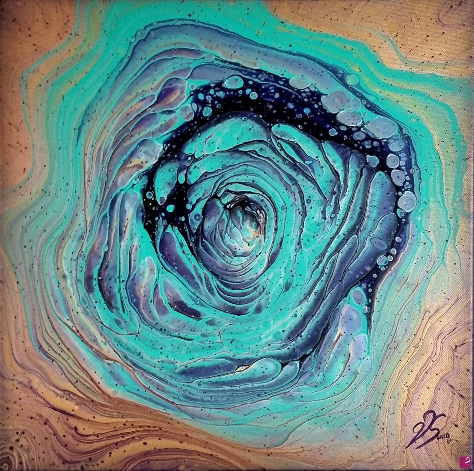 quadri in vendita online - Galactic Rose
