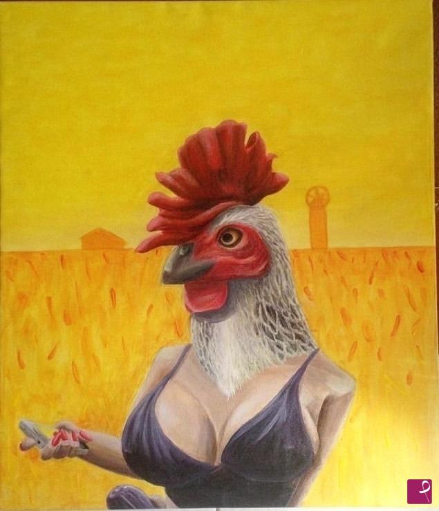 quadri in vendita online - Gallina