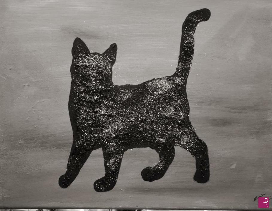 quadri in vendita online - Gatto 