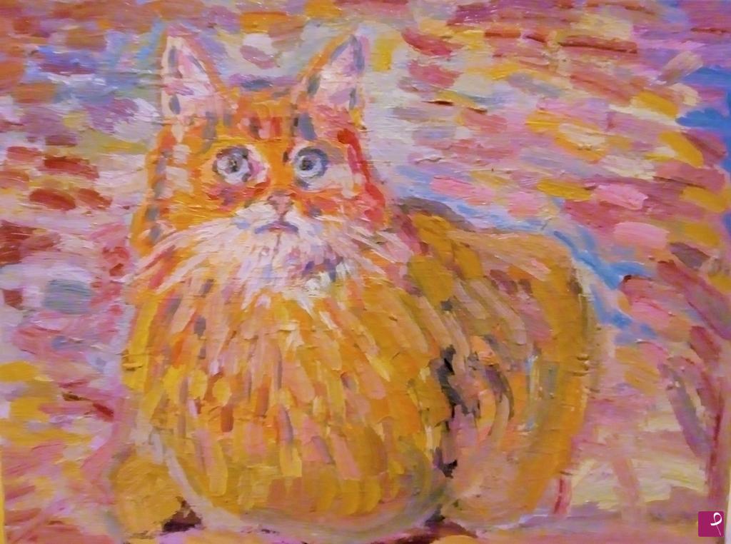 quadri in vendita online - Gatto