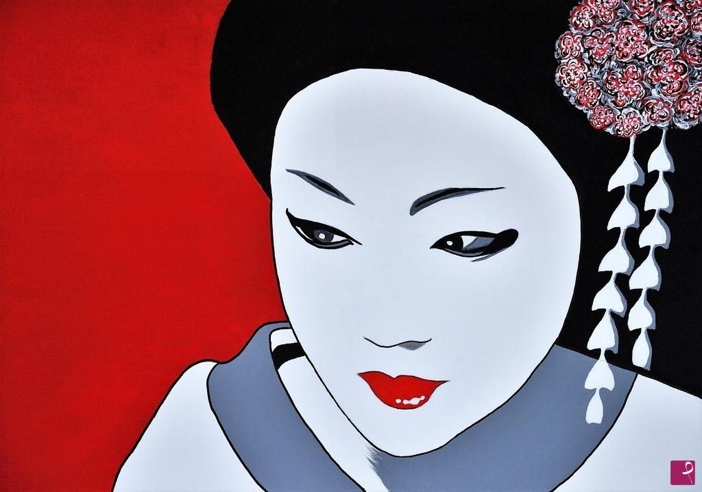 quadri in vendita online - Geisha